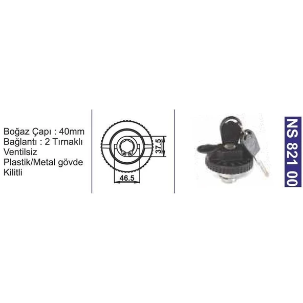 Depo Kapağı (11 S2-00180) Kilitli Bmc. 3.0-L60-Tdi80-L100-Fatıh 110(Em) - Hyundaı Forklıft K5C7121 - NS82100