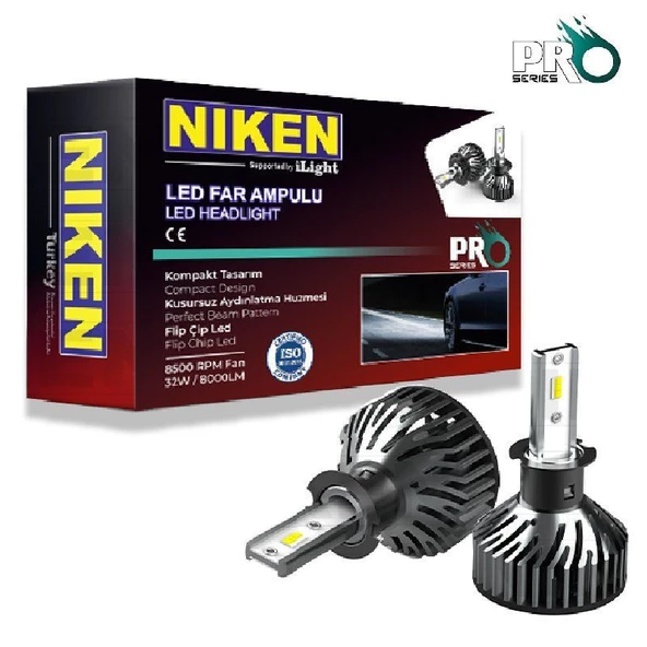 Niken Led Xenon Pro Serisi H3 - 120030201 - 1