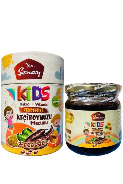 KonŞenay Kids Keçiboynuzu Macunu 240 gr Kakao Vitamin Zencefilli