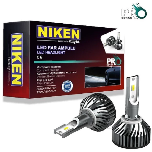Niken Led Xenon Pro Serisi H27 - 120031001 ürün görseli 1