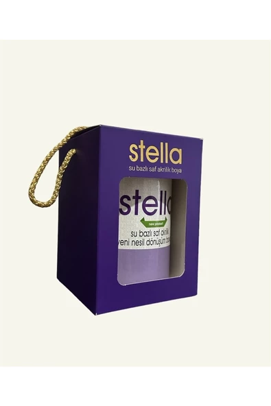 STELLA Su Bazlı Saf Akrilik Boya Beyaz 1 Litre - 2