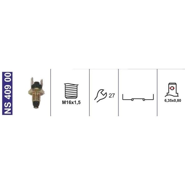 Hidrostatik Direksiyon-Ayak Fren Müşiri Massey Ferguson 260G/266G/3050/3060-Yağmur Tr. 1696842M1 - NS40900 - 1