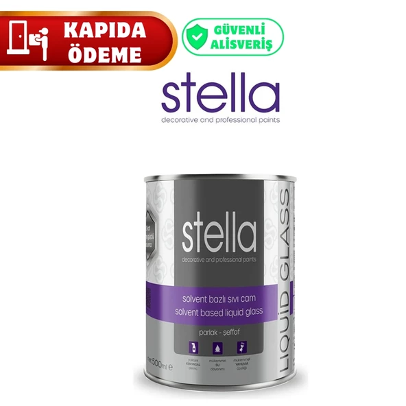 STELLA SOLVENT BAZLI SIVI CAM PARLAK 500 ML