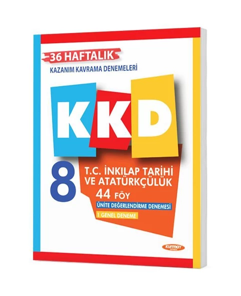 Kurmay Yayınları 8. sınıf KKD İnkılap Tarihi ve Atatürkçülük Fasikül ürün görseli