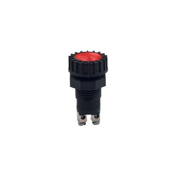 Aksa Kırmızı İkaz Lambası Klemensli.2W Ampüllü - 13-001/K - 1