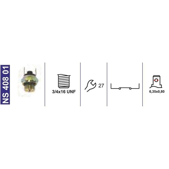 Vites Emniyet Müşiri Kuyruk Mil Massey Ferguson 71301900 - NS40801