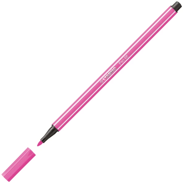 Stabilo Pen 68 1.0mm Keçe Uçlu Kalem  68/056 Floresan Pembe