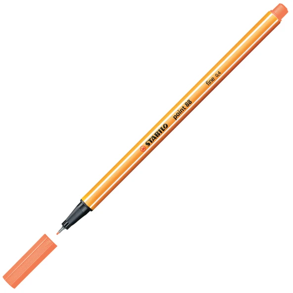 Stabilo Point 88 Fineliner 0.4mm Keçe Uçlu Kalem  88/054 Floresan Turuncu