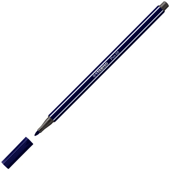 Stabilo Pen 68 1.0mm Keçe Uçlu Kalem  68/22 Koyu Mavi ürün görseli