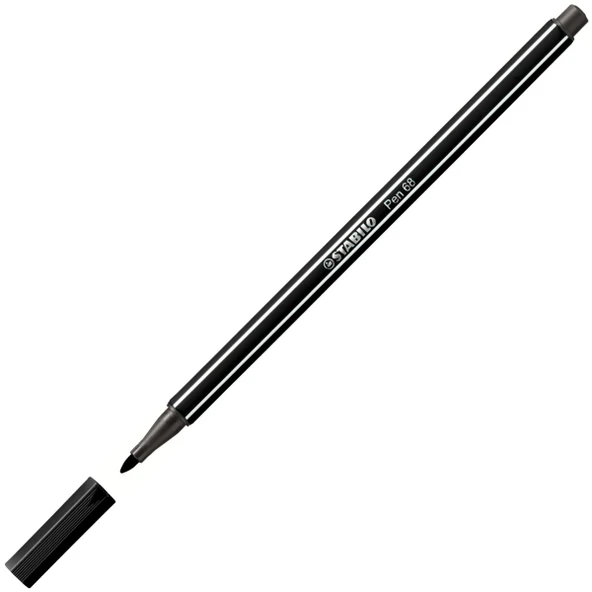Stabilo Pen 68 1.0mm Keçe Uçlu Kalem  68/46 Siyah