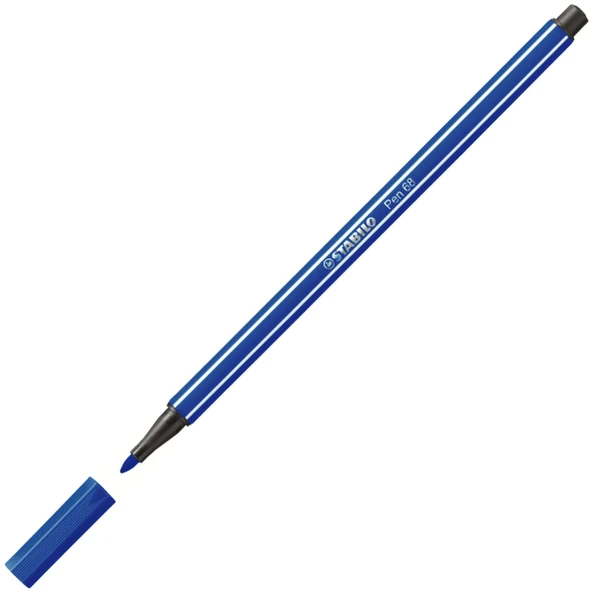 Stabilo Pen 68 1.0mm Keçe Uçlu Kalem  68/32 Koyu Mavi ürün görseli