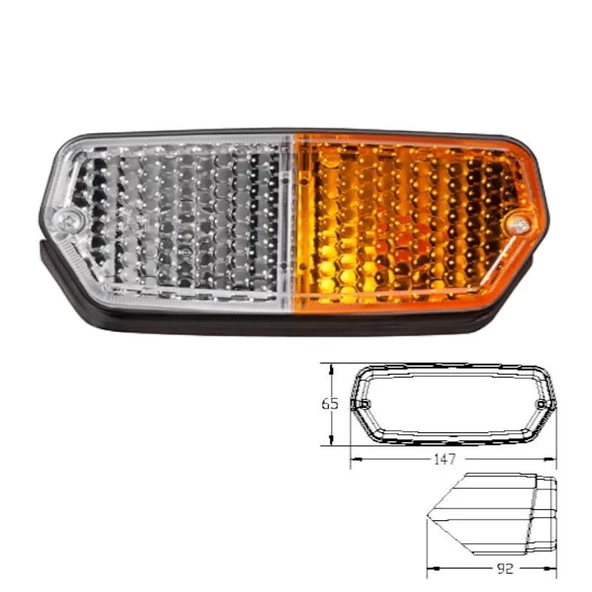 Traktör 480-640 Ön Park Lambası Sağ - 842121-RH - 4