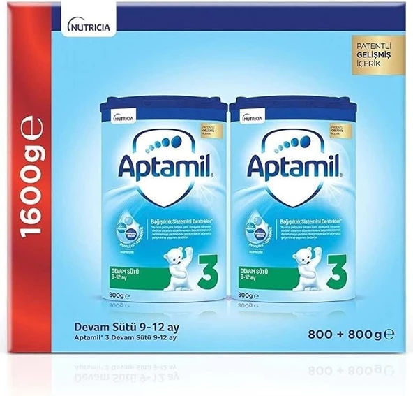 Aptamil 3 Devam Sütü 1200 g 9-12 Ay  1600gr