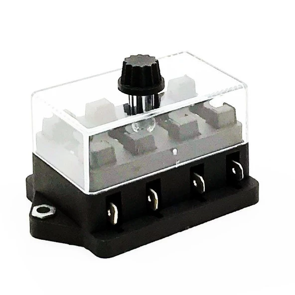 Aksa Üniversal Sigorta Kutusu 4'Lü Yeni Model Bıçak Sigortaya Uygun - 01-001 - 2