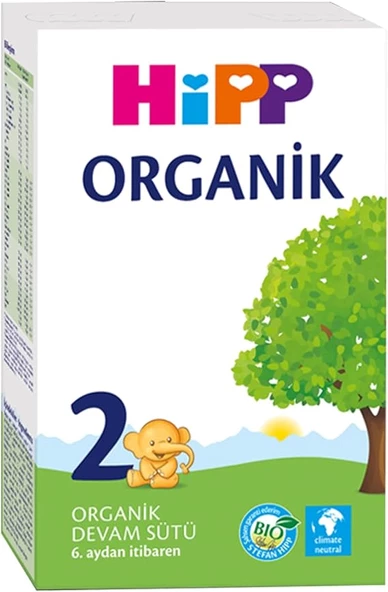 Hipp 2 Organik Devam Sütü 300 Gr 1 Paket(1 X 300 G)  2OrganikDevamSütü300gr