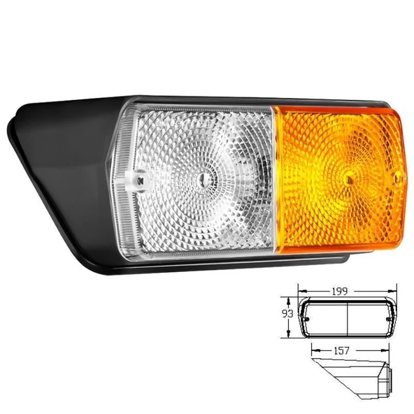 Farmtrak Traktör Y.M.Ön Sinyal Park Lambası Sağ - 822126-RH - 3