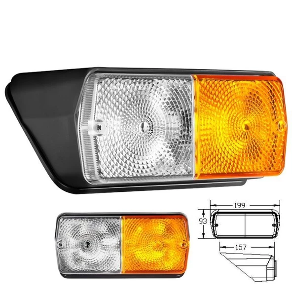 Farmtrak Traktör Y.M.Ön Sinyal Park Lambası Sağ - 822126-RH - 4