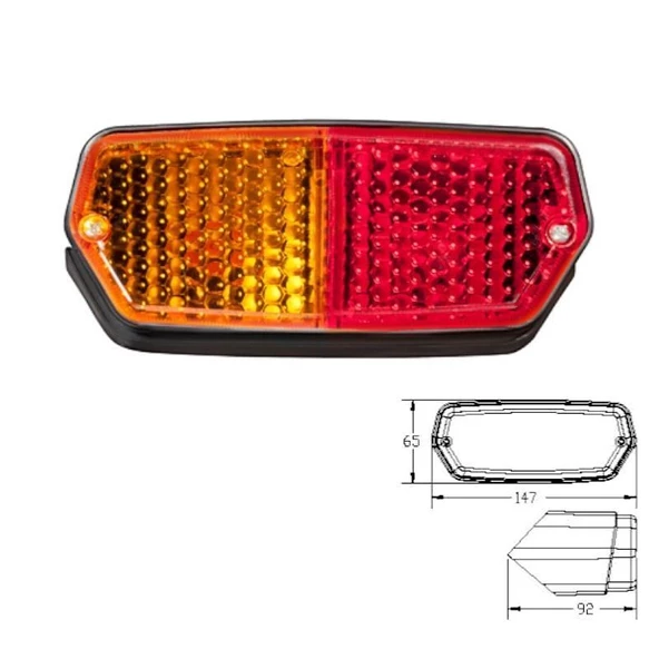 Traktör 480-640 Arka Stop Camı Sağ - 842120-RH - Resim 2