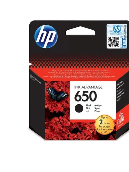 HP CZ101AE NO:650 MÜREKKEP KARTUŞ 360 SAYFA SİYAH 1N