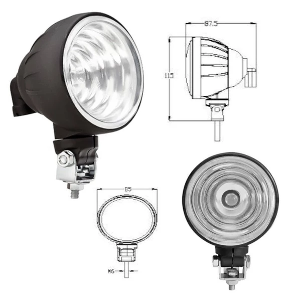 Tümosan Kabin Lambası Orjinal Ampüllü - 7254770-12V - 3