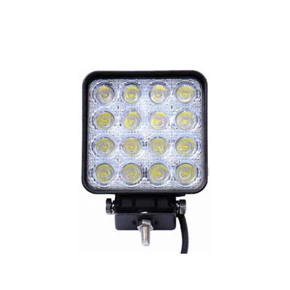 Kare Çalışma Lambası 16 Ledli 48(Power Led) Beyaz - 92