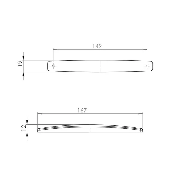 Parmak Lamba 12 Led’li 12V/24V Sarı - 54-S - 2
