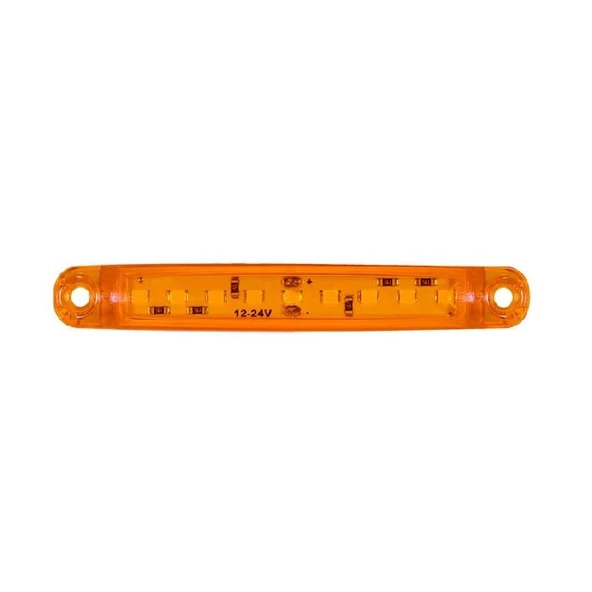 Parmak Lamba 9 Led'Li 98Mm 12V-24V Sarı - FR0176-Y