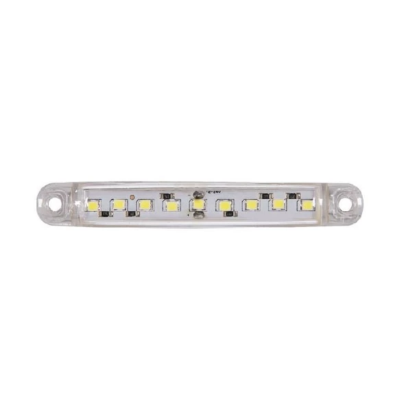Parmak Lamba 9 Led'Li 98Mm 12V-24V Beyaz - FR0176-W