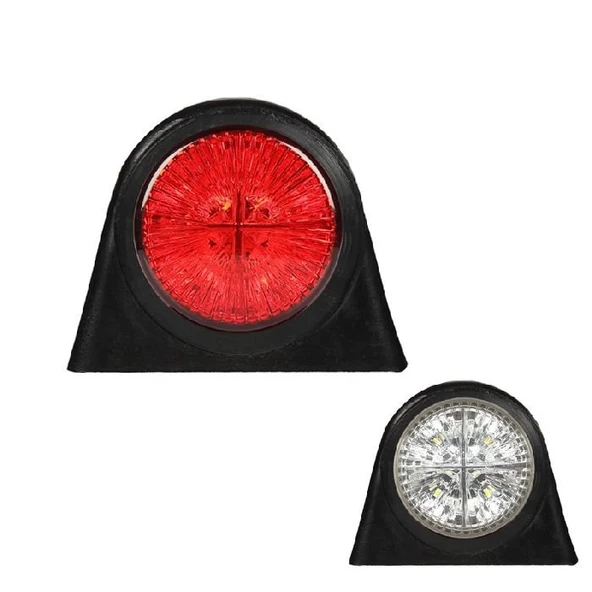 Takoz Lamba 8 Led'Li 70Mm 24V Beyaz - Kırmızı - FR0109-WR ürün görseli