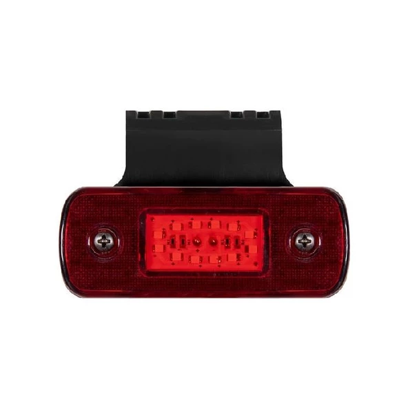 Yan İşaret Lamba Braketli 12 Led'Li 108Mm 12V-24V Kırmızı - FR0191-R