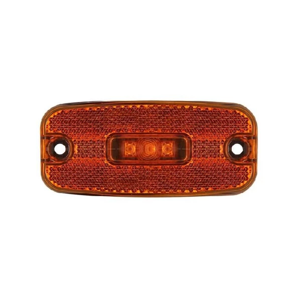 Euro Yan İşaret Lamba 3 Led'Li 110Mm 12V-24V Sarı - FR0198-Y