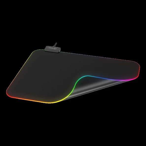 Rampage MP-23 Siyah 252*328*3mm RGB Ledli Gaming Mouse Pad