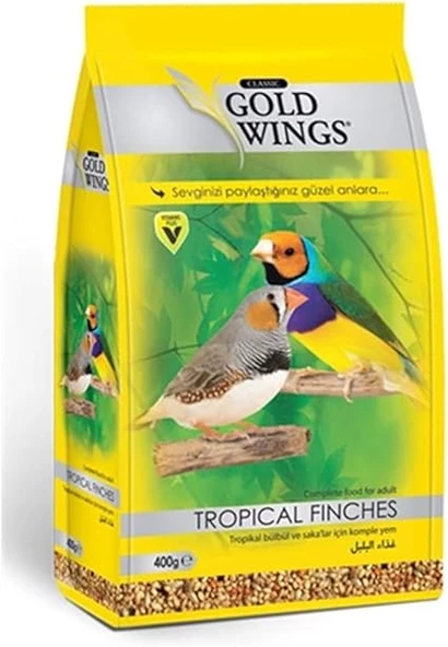 Gold Wings Classic Muhabbet Kuşu Yemi, 400 g  TropicalFinch