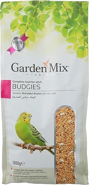 GARDEN MIX Gardenmix Platin Seri Muhabbet Kuşu Yemi, 1 Kg  1000grPlatinSeri