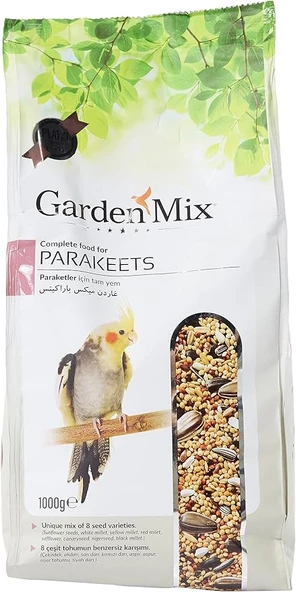 Garden Mix Gardenmix Parakets Papağan Yemi, 1000 g  1Kg