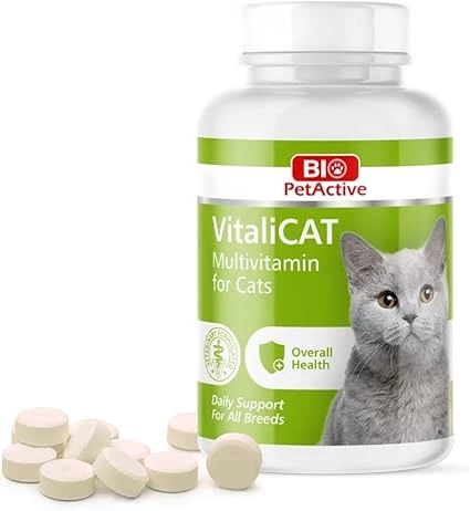 Biopetactive Vitalicat Kediler İçin Multivitamin 150 Tablet  VitalicatMultivitamin