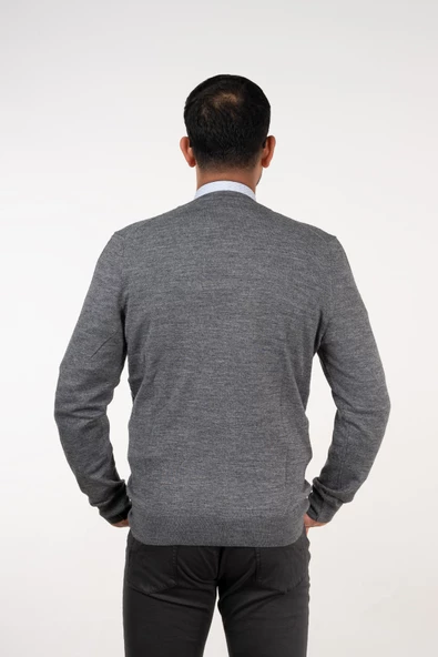 SAN&FA SLİMFİT ERKEK TRİKO HIRKA - 8