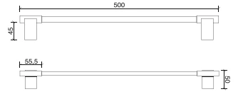Tema PREMIUM UZUN HAVLULUK MAT SİYAH 71005-2M - 3