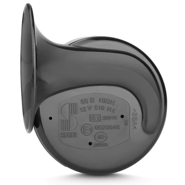 SEGER-60B Salyangoz Korna 12V (Dadat), İnce Ses ,Jpt Soket (Dacia, Renault, Citreon, Peugeot) - 4