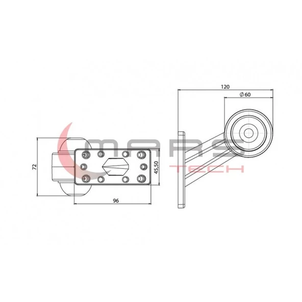 Universal - Prostar Ps 11 Led Dorse Dış İşaret Lamba 24V 720211 - 2