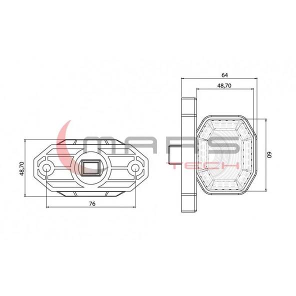 Universal - Prostar Ps 4 Led Dorse Dış İşaret Lamba 24V 720204 - 2