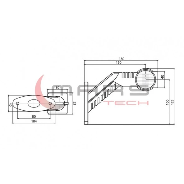 Universal - Prostar Ps 5 Led Dorse Dış İşaret Lamba 24V 720204 - 2