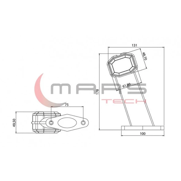Universal - Prostar Ps 2 Led Dorse Dış İşaret Lamba 24V 720202 - 2