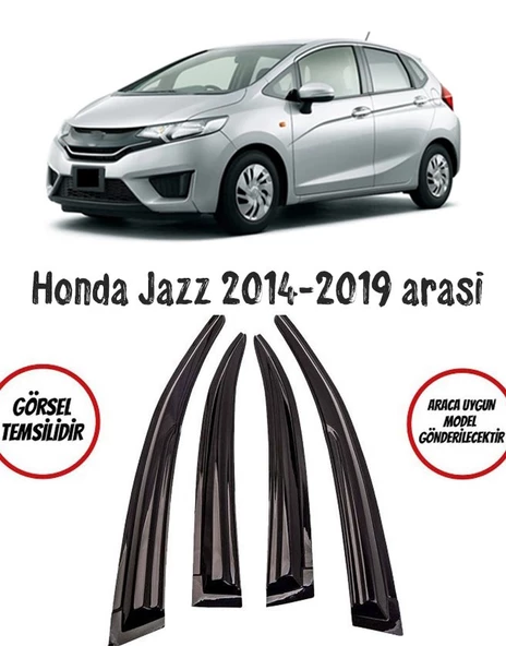 Honda Jazz 2014-2019 Arası Cam Rüzgarlığı 4-lü ürün görseli 1