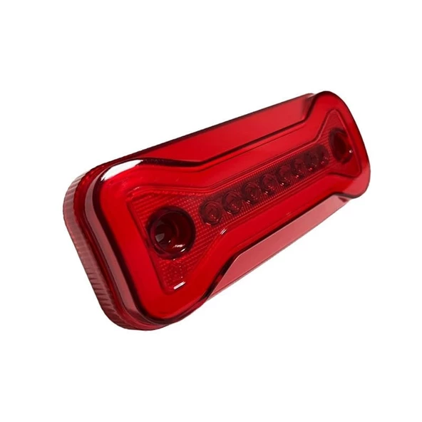 Yan Pozisyon Lambası Neon 2 Fonksiyonlu 12-24V Kırmızı Sinyal/Park