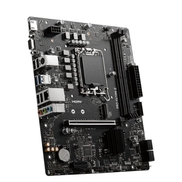 MSI Pro H610M-E DDR5 5600MHz (OC) M.2 1700p mATX Anakart - 2