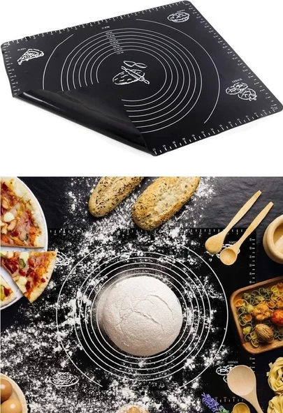Hayal Sepeti Hamur Matı Açma Silikon Hamur Açma Pasta Fırın Hamur Matı Alt Açma