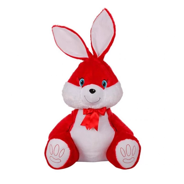 1271M Tavşan Peluş 50 Cm. Kırmızı - 3