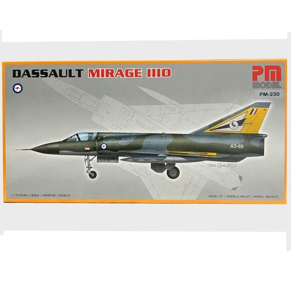 Dassault Mirage iii o Pm Model Avustutala akro tim Demonte Plastik Maket