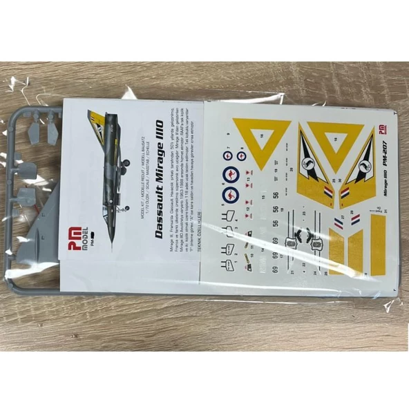 Dassault Mirage iii o Pm Model Avustutala akro tim Demonte Plastik Maket - 4